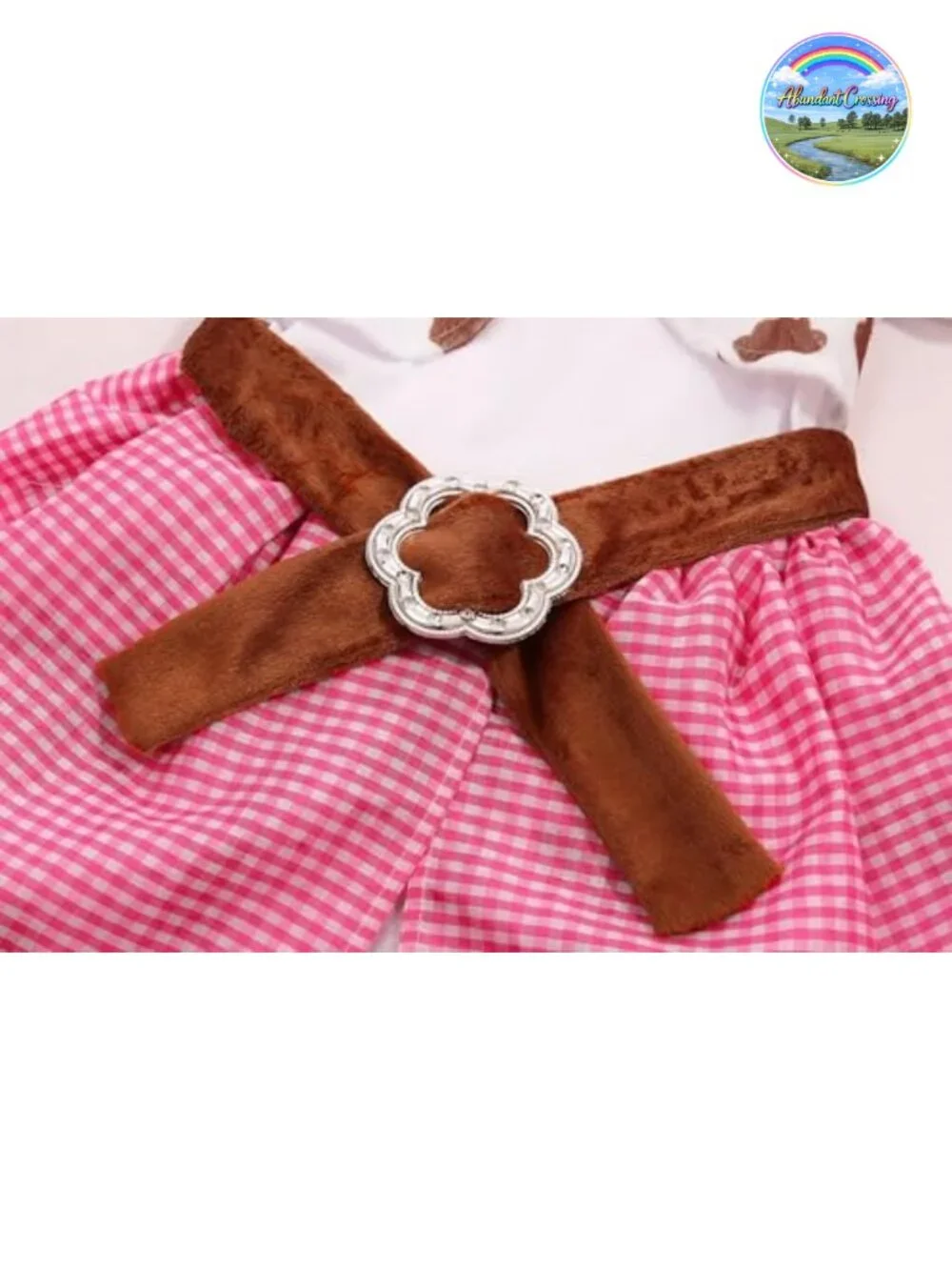 Girls Cowgirl Costume Set Hat Bandana Western Dress Up